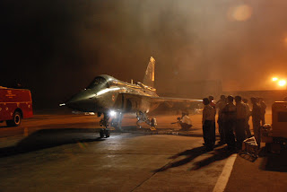 Indian Light Combat Aircraft. LCA Tejas. Night Flying Tests Indian Light Combat Aircraft. LCA Tejas. Night Flying Tests