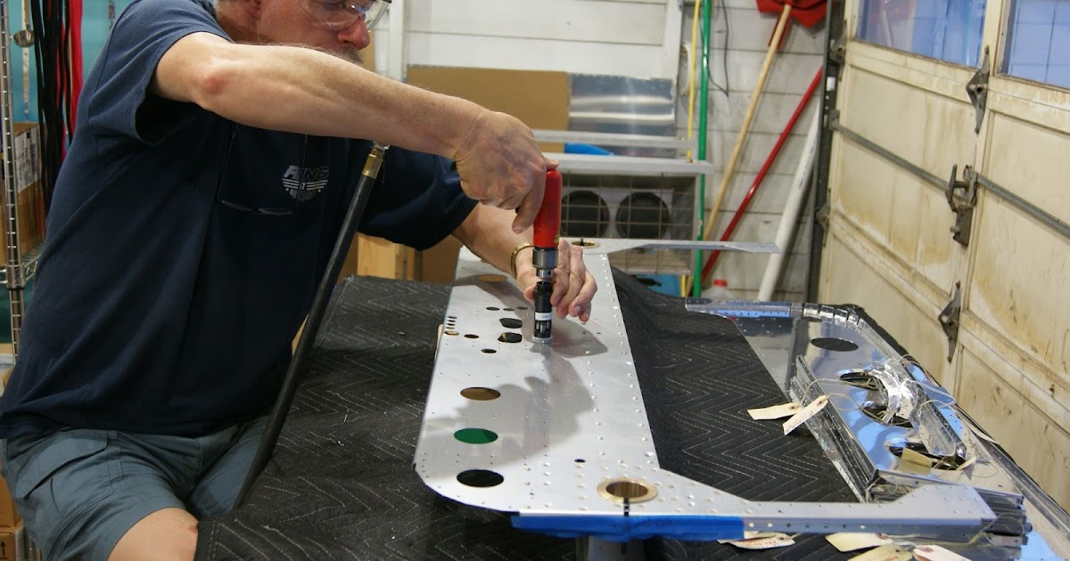 DOG Aviation John's RV12 Blog Countersinking F1204 Center Channel