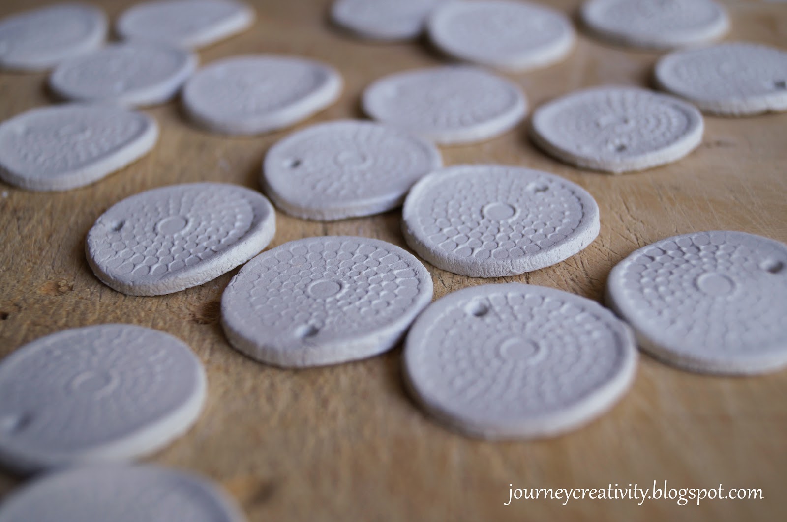 Your own labels with air dry clay Journey into Creativity