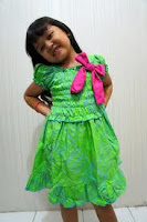 Gaun Batik Cantik Untuk Anak Perempuan