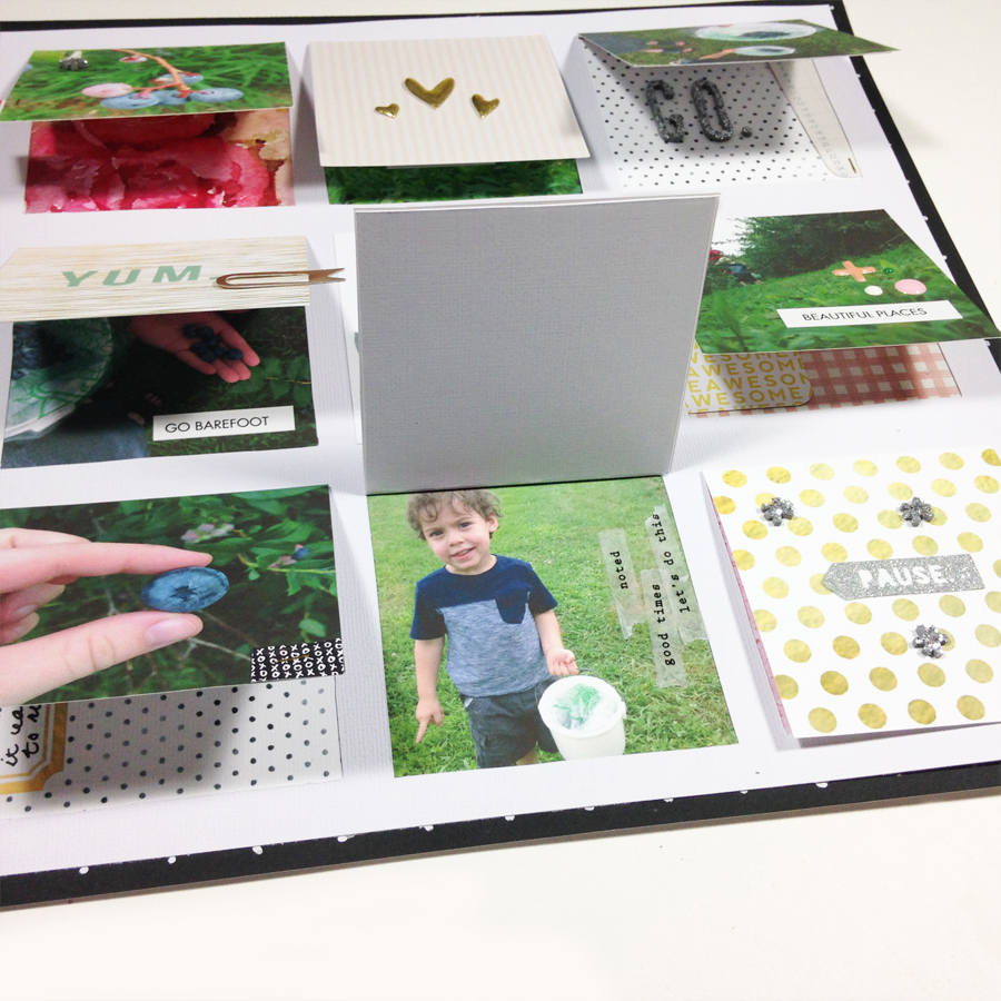 little lamm & co Cecily Moore │ Interactive Scrapbook Layout