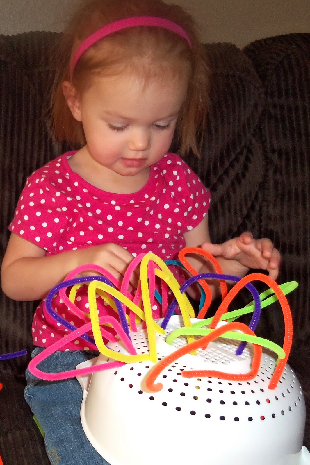Toddler Boredom Busters Quiet Activity Pipe Cleaners!