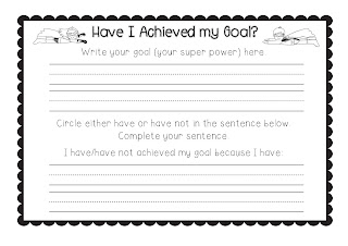 Super Powers Craftivity Learning Goals evaluation Super Powers Craftivity Learning Goals evaluation image