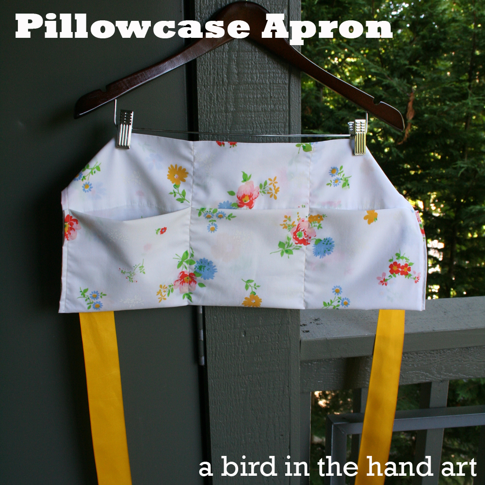 The Experimental Crafter Vendor Apron from Pillowcase Tutorial