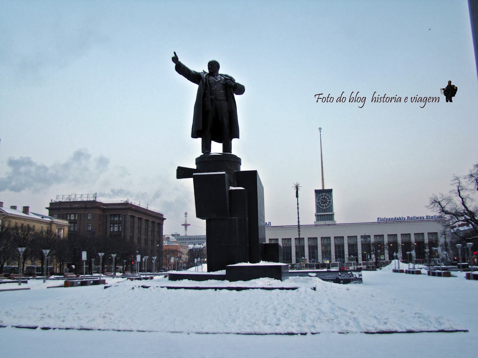 Lenin - Estação Finliandski São Petersburgo - Russia