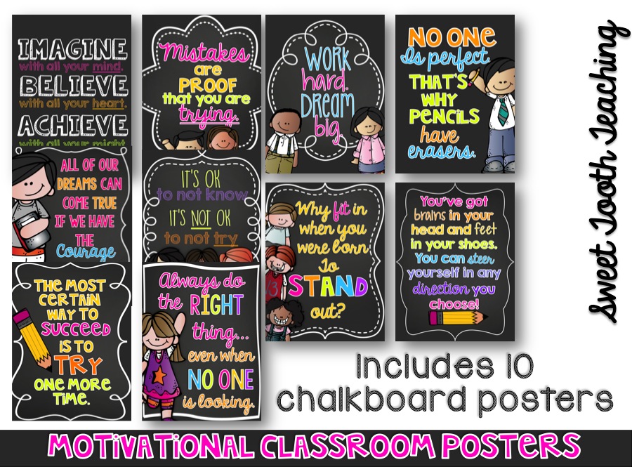 classroom chalkboard theme