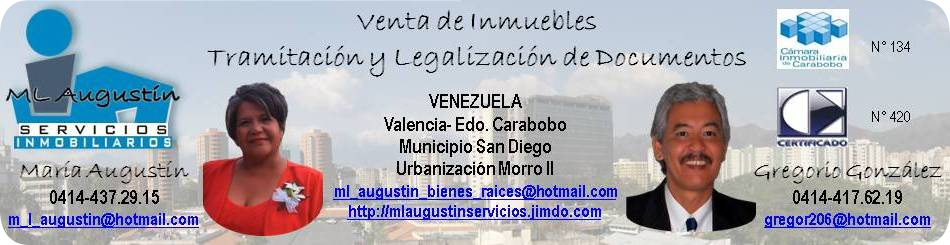 ML Augustin, SERVICIOS INMOBILIARIOS