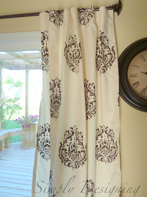 Curtains13 | DIY Stenciled Curtains and a {GIVEAWAY} from Cutting Edge Stencils | 45 |