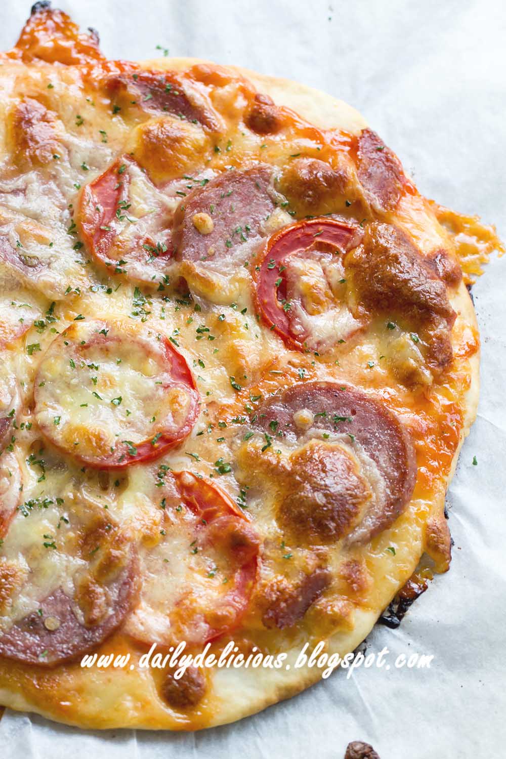 dailydelicious Baking powder Pizza Easy to make comfort food