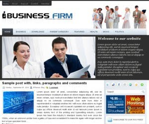 Business Firm Blogger Template