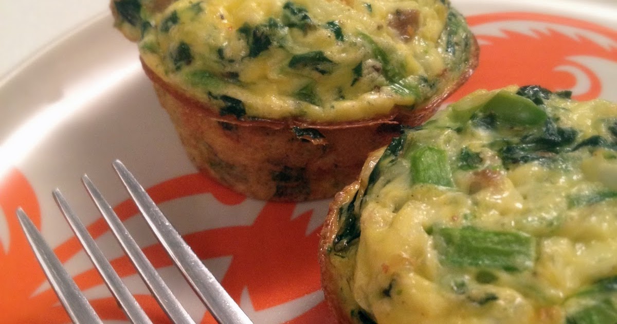 Half a Cup of Duck Breakfast MiniQuiches with Sausage & Spinach