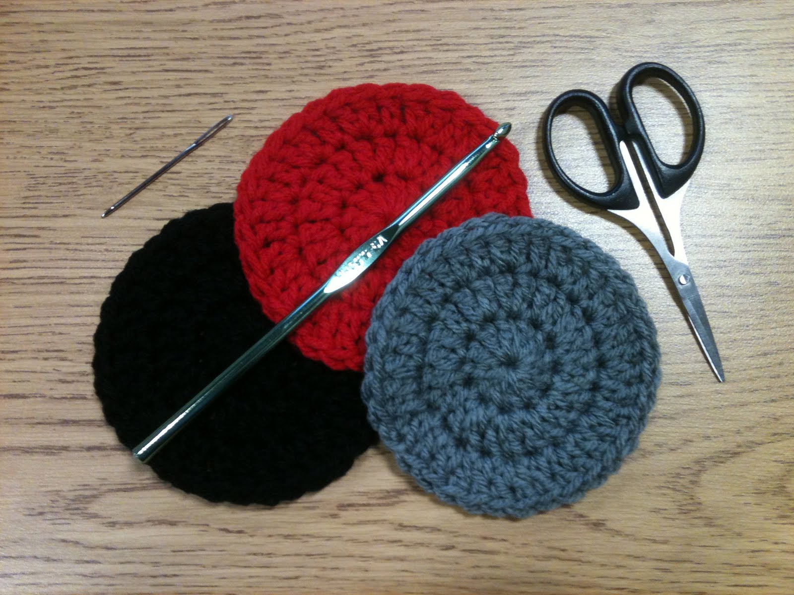 Round Crochet Coasters + Photo