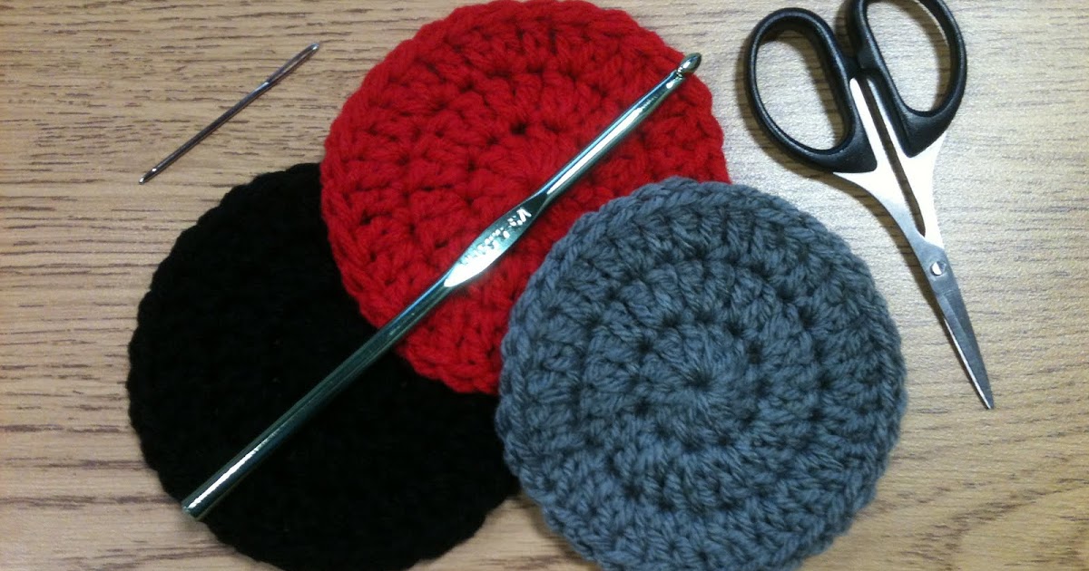 Caprice Creations Round Crochet Coasters Pattern
