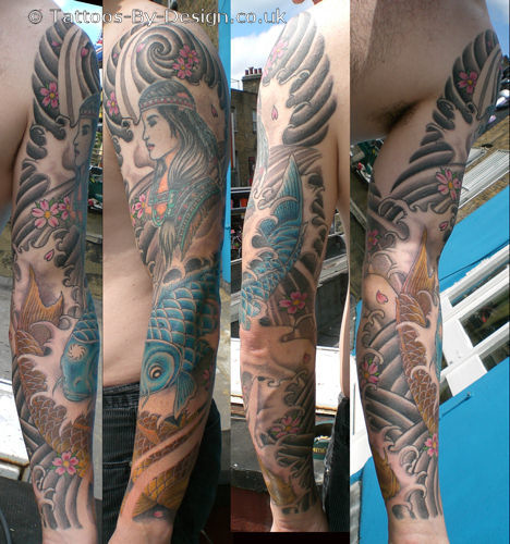 sleeve tattoo ideas black and