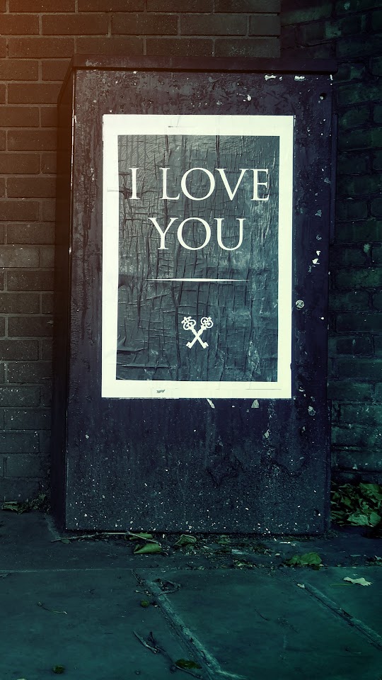 I Love You And Keys Android Wallpaper