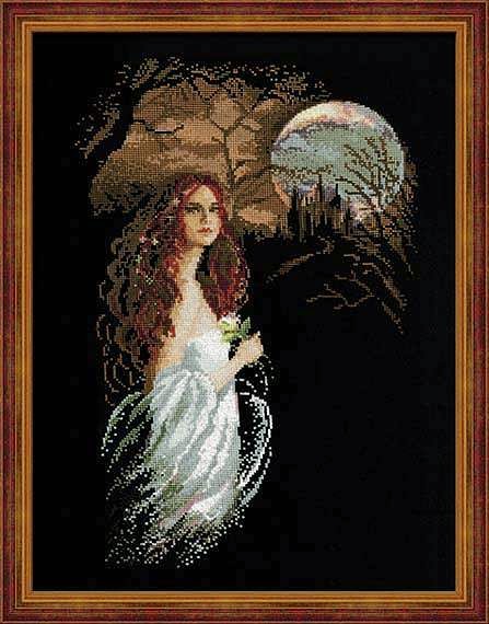 Вышивалка: Скачать Схему Вышивки Riolis 1032 "Полночь"