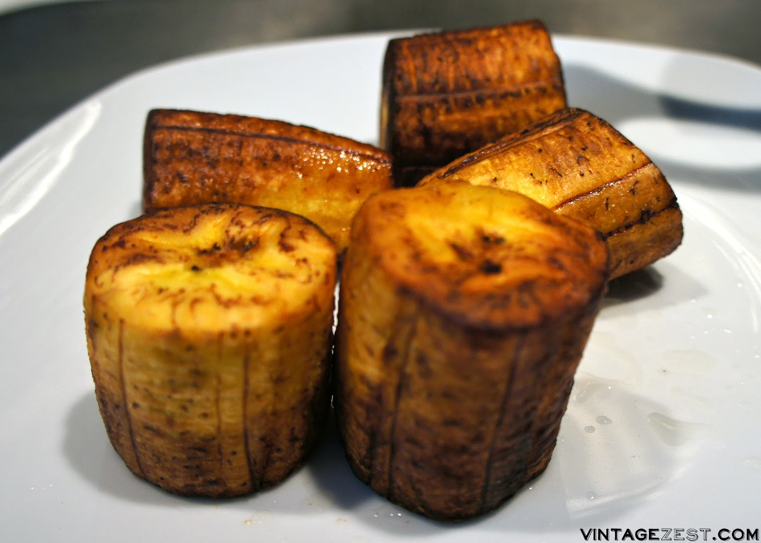 Patacones (Fried Green Plantains) on Diane's Vintage Zest!  #recipe #cooking #appetizer