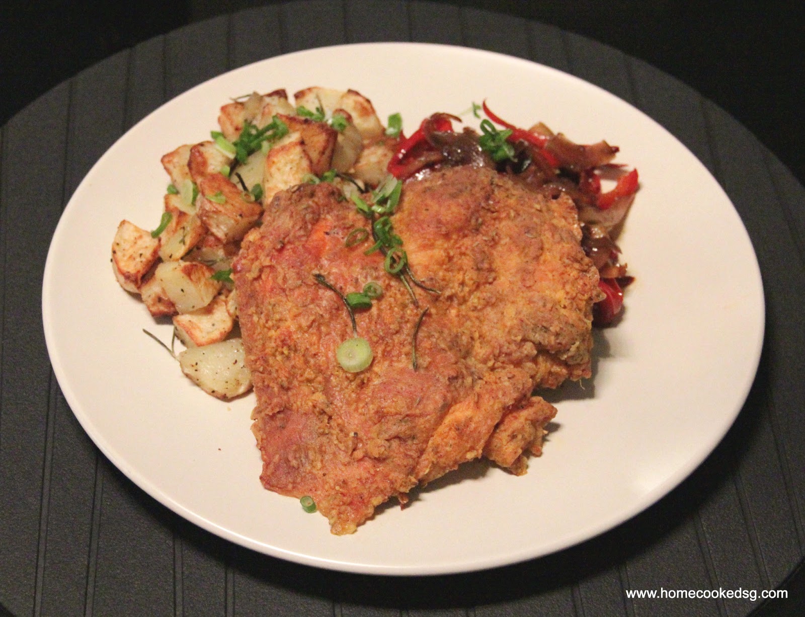 Home Cooked SG: Oven Baked Breaded Chicken Thigh