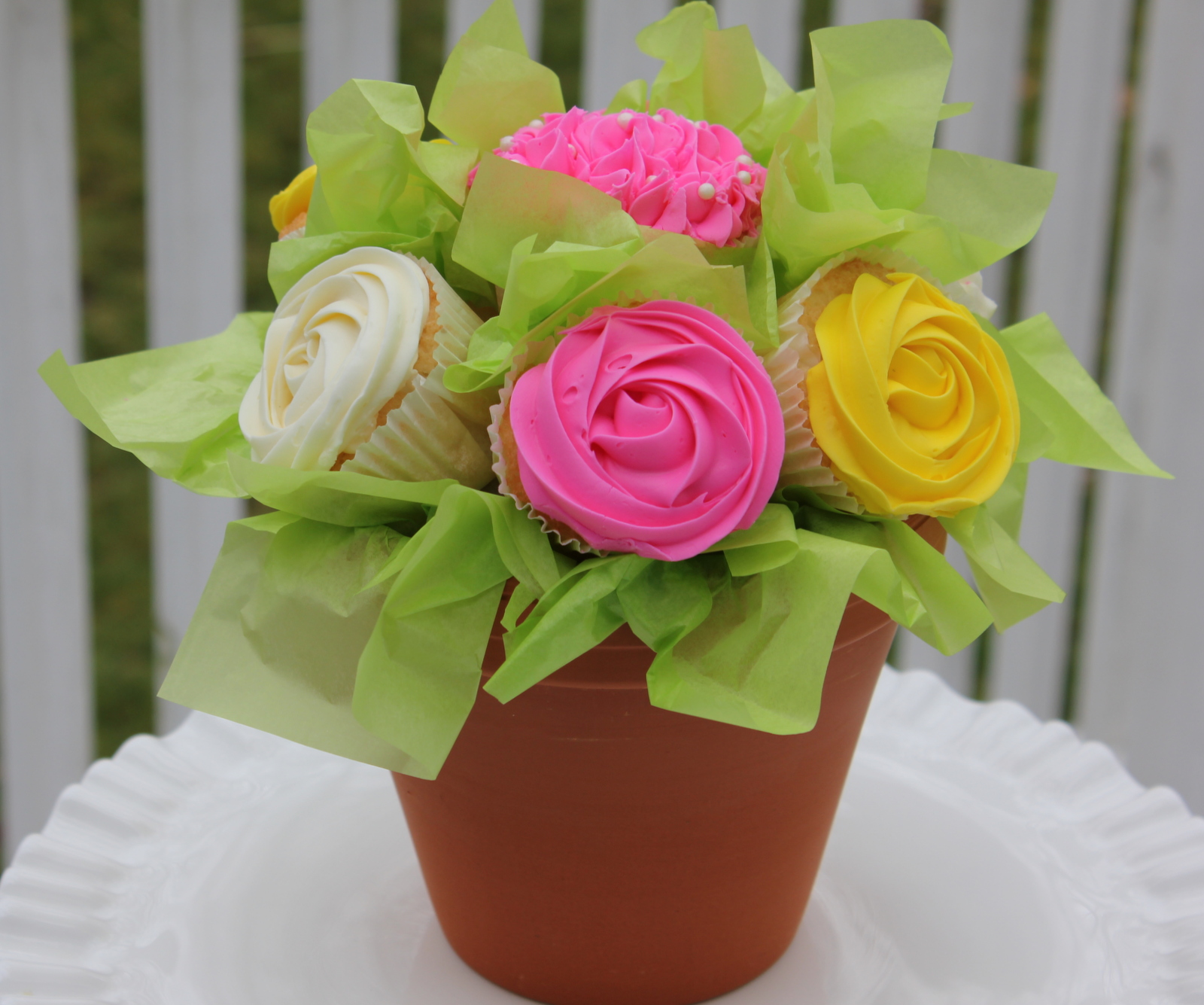 Punkie Pie's Place Cupcake Flower Bouquet