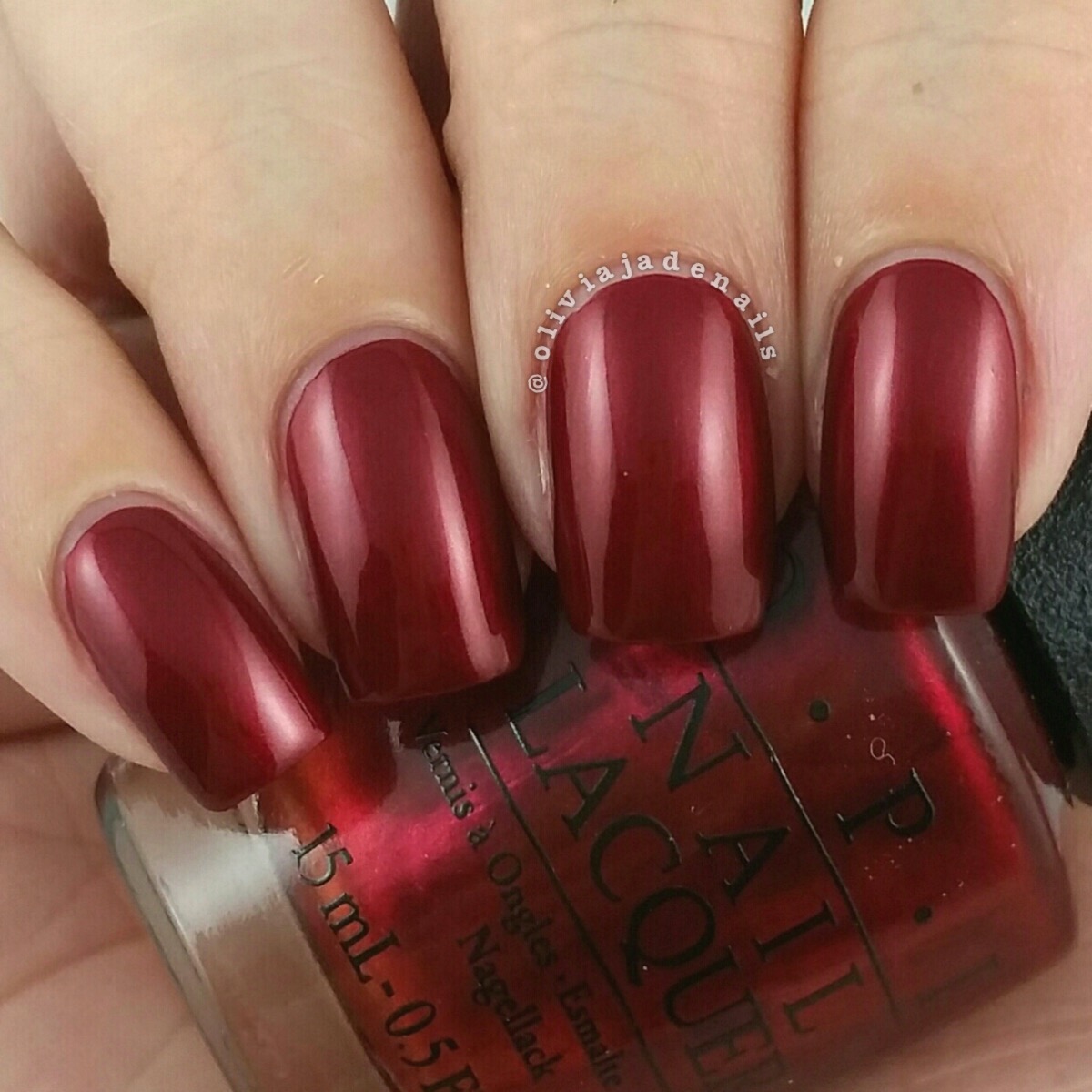 OPI Ro-man-ce On The Moon swatched by Olivia Jade Nails