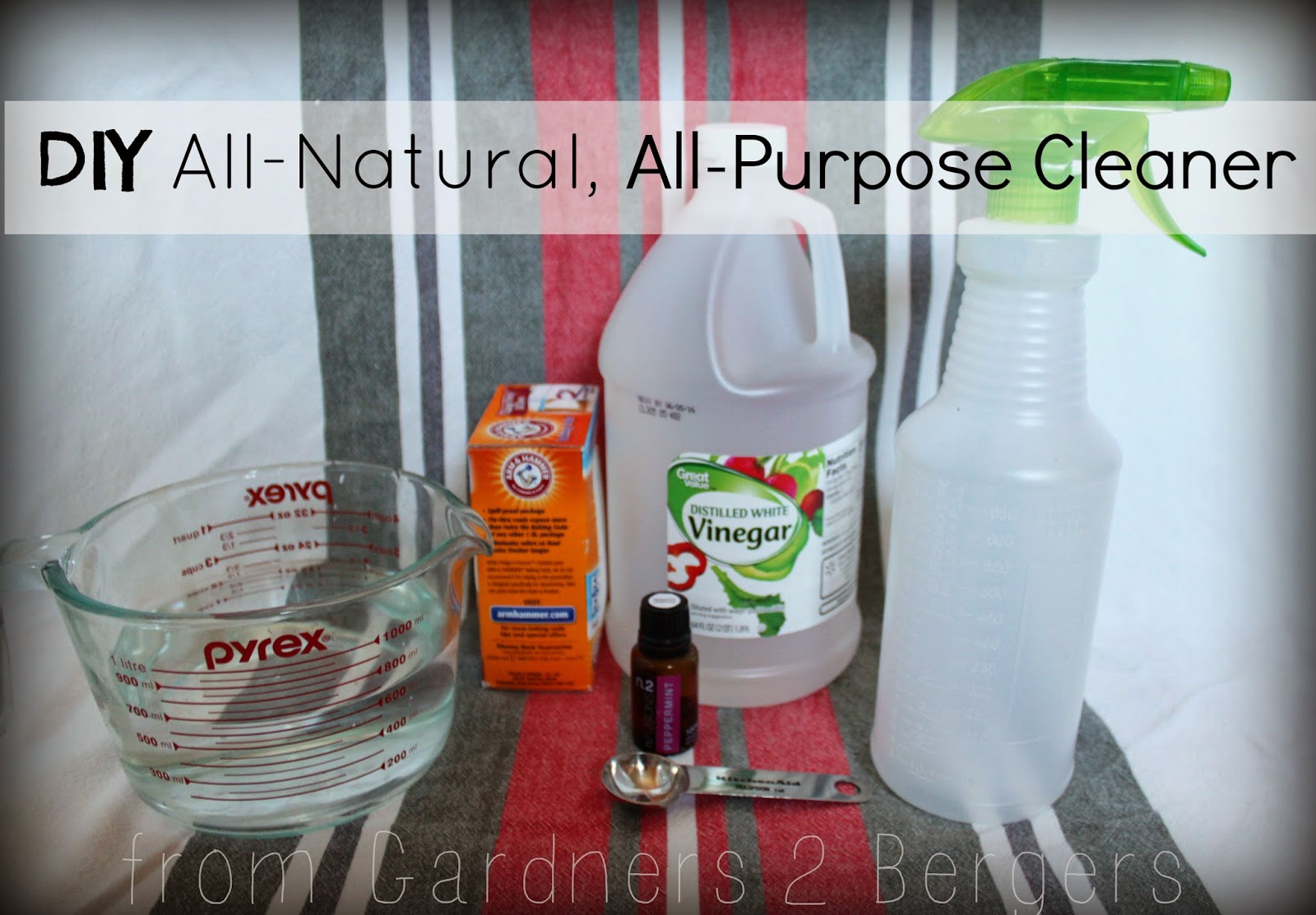 from Gardners 2 Bergers DIY AllNatural, AllPurpose Cleaner