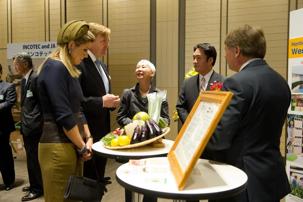 The Netherlands attend the Food Agribusiness conference at the Toranomon Hills Forum in Tokyo, Japan