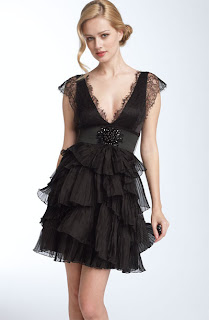 Beautiful Ruffle Black Party Dress Beautiful Ruffle Black Party Dress