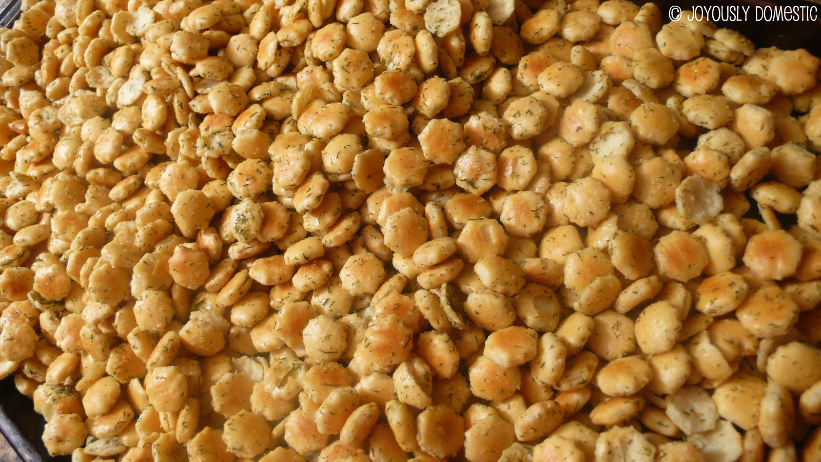 Joyously Domestic Dill Oyster Crackers