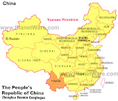 Yunnan Province Map