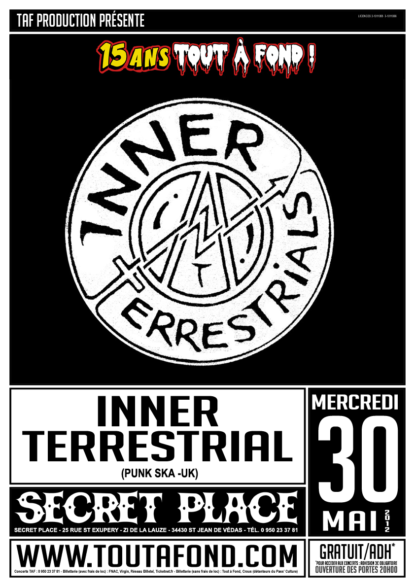 INNER TERRESTRIALS @SECRET PLACE Innerterrestrials+web