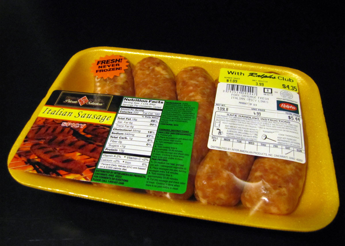 Smells Like Food in Here Private Selection Spicy Italian Sausage