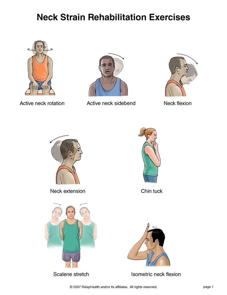 ¤CuTE aNd EmotIONaL¤ Neck Strain Rehabilitation Exercises