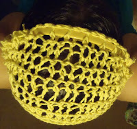 knit hairnet snood