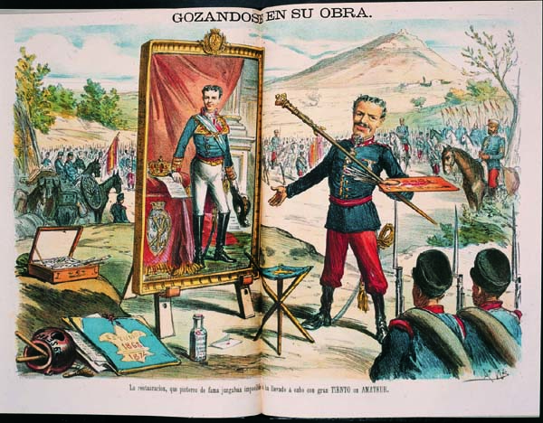 La gestión de la memoria PROCLAMACIÓN DE ALFONSO XII POR MARTÍNEZ CAMPOS