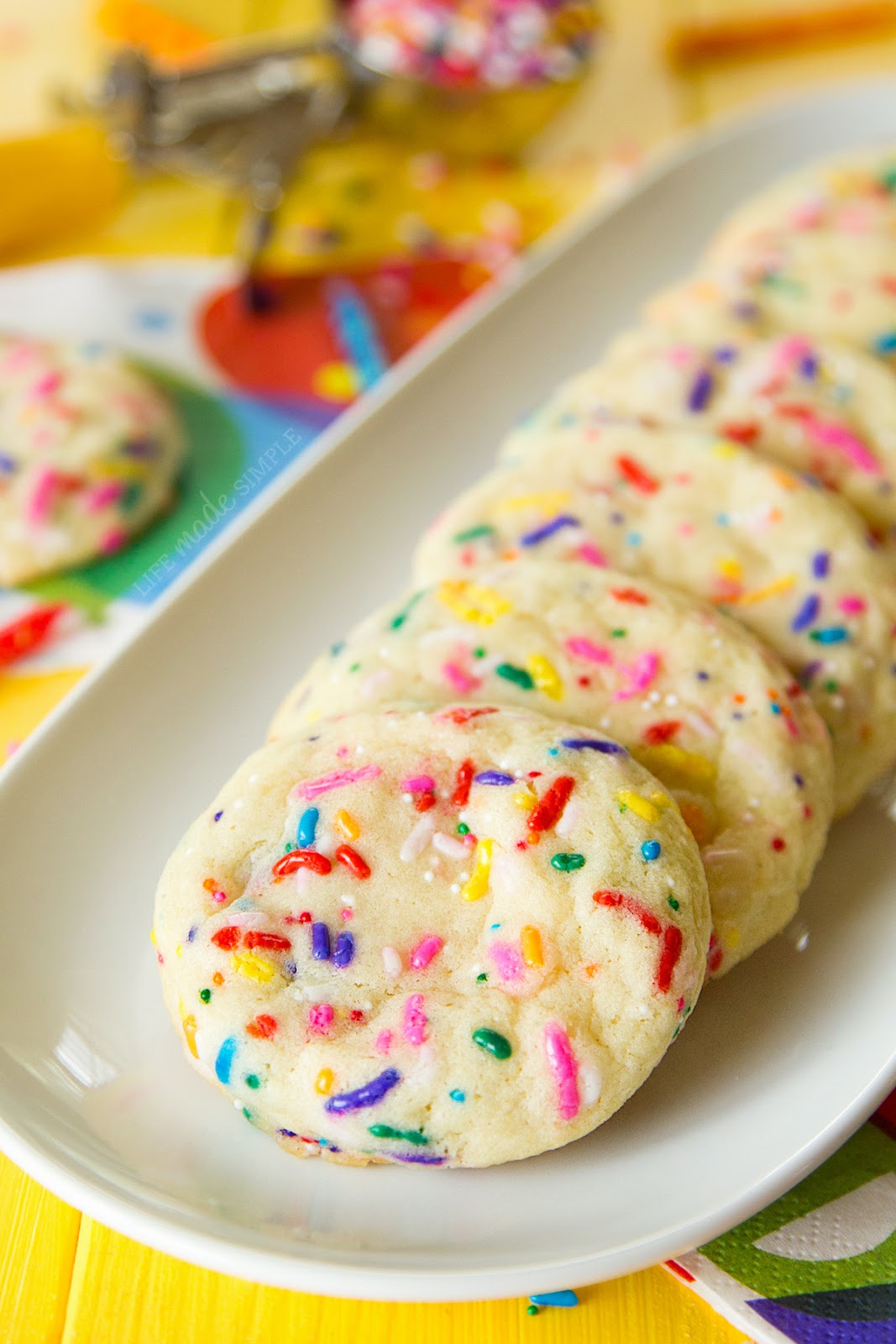 Life Made Simple Funfetti Sugar Cookies