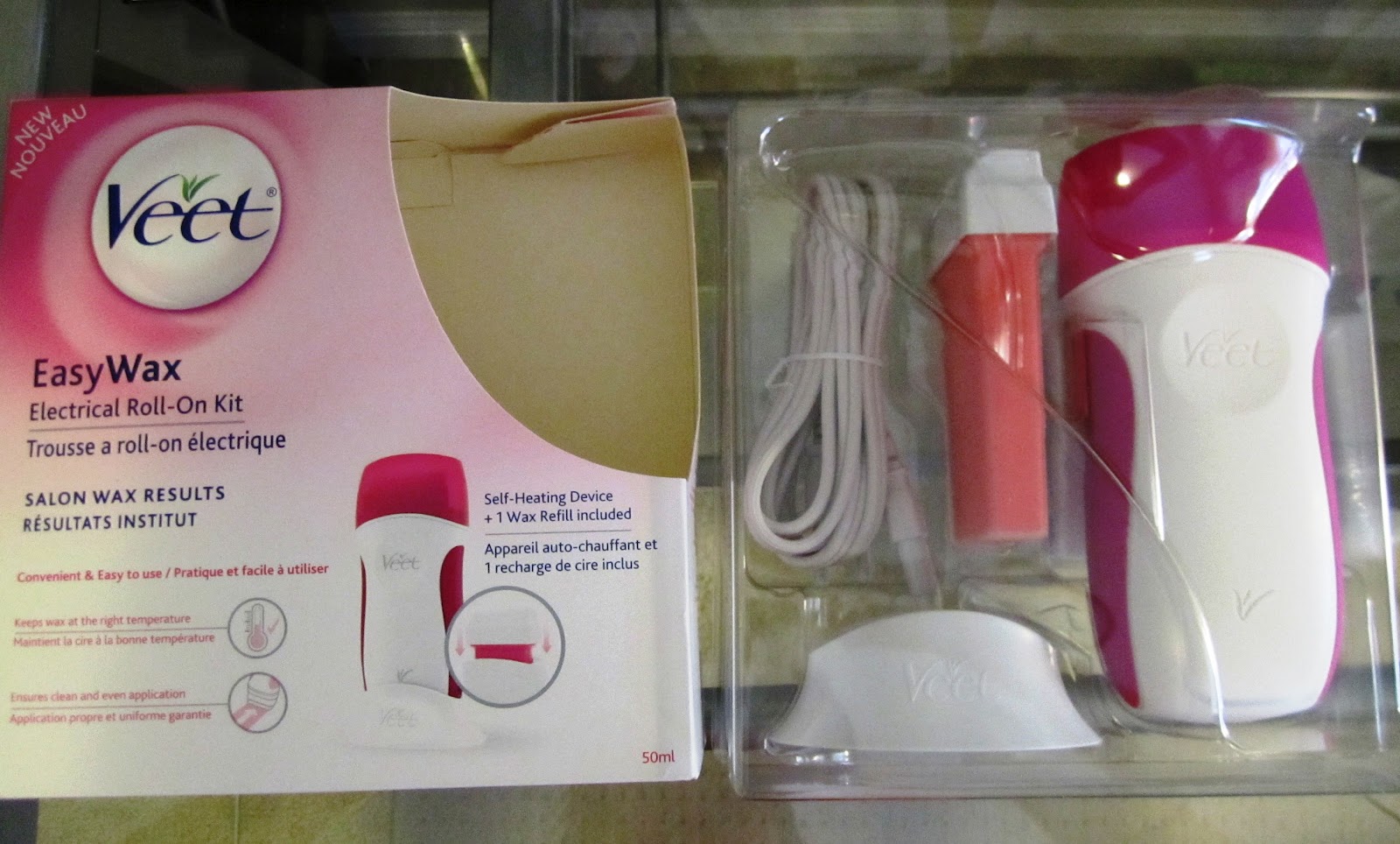Cinnamon Kitten Product Review Veet EasyWax Electrical RollOn Kit