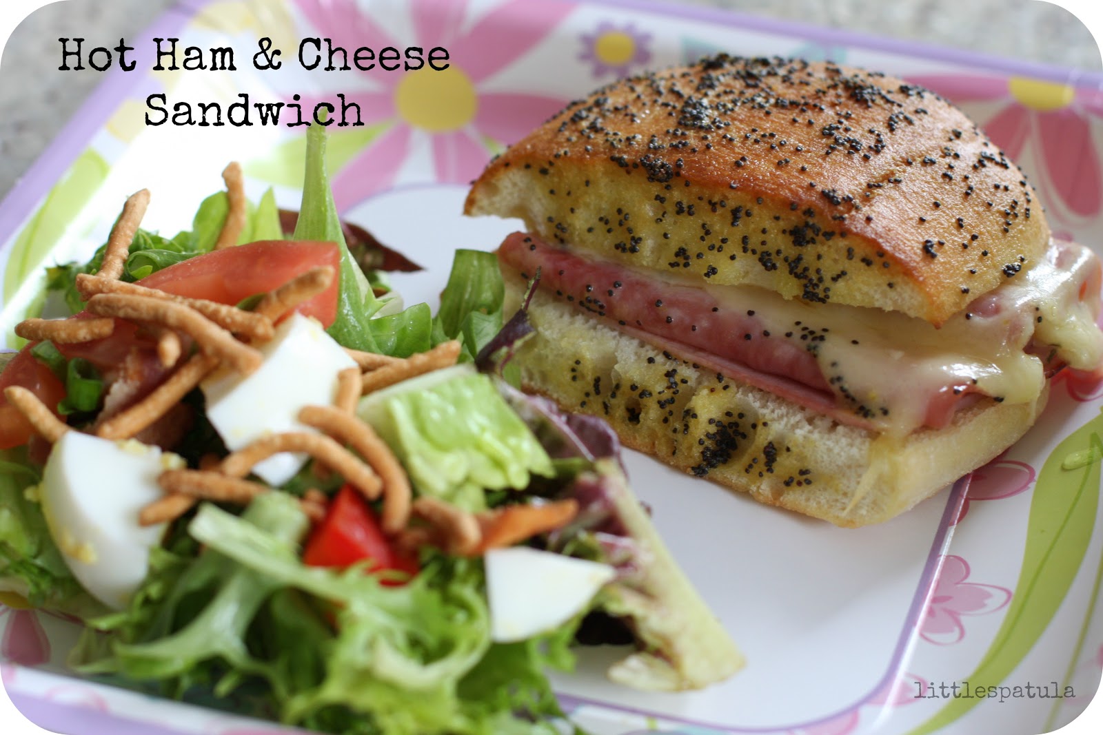 Little Spatula Hot Ham & Cheese Sandwiches