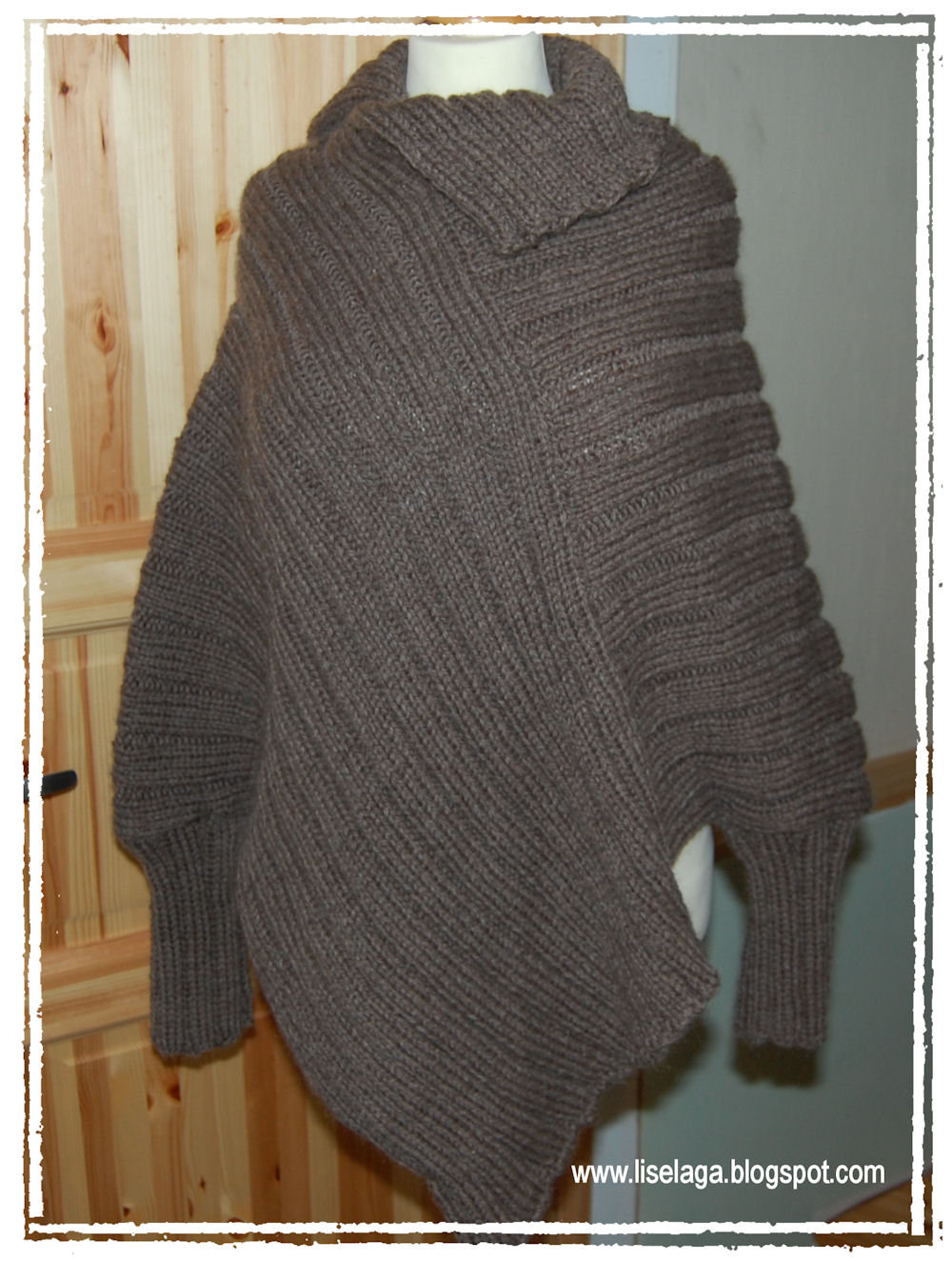 oppskrift på poncho med armer oppskrift på poncho med armer