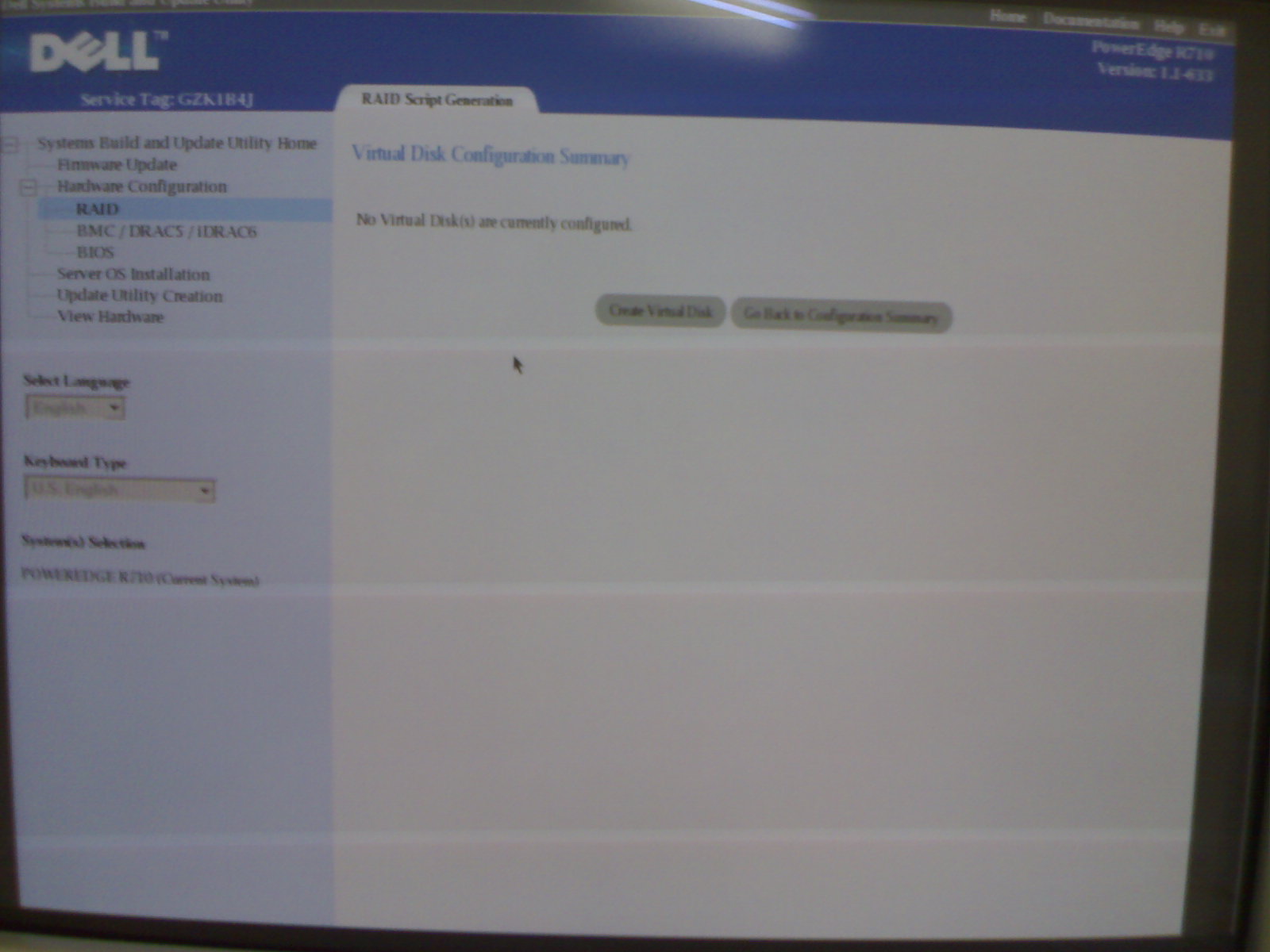 Let's Support RAID 5 configuration for DELL PowerEdge R710 Rack server