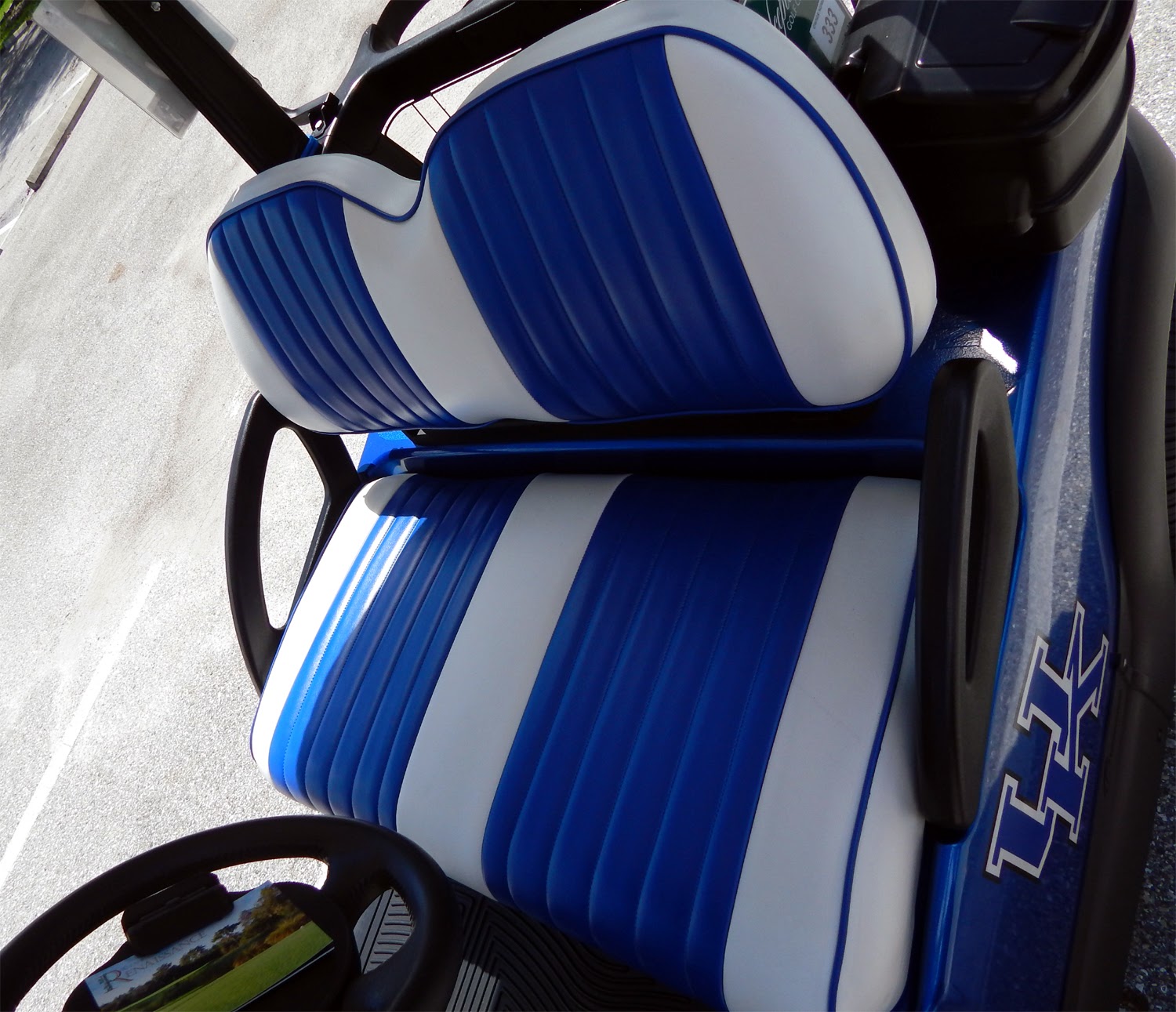 University Of Kentucky i2 Precedent Signature Club Car golf cart, Sun