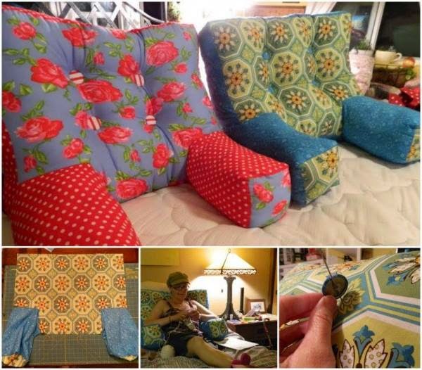 Backrest Pillow Template and Instructions Handy DIY