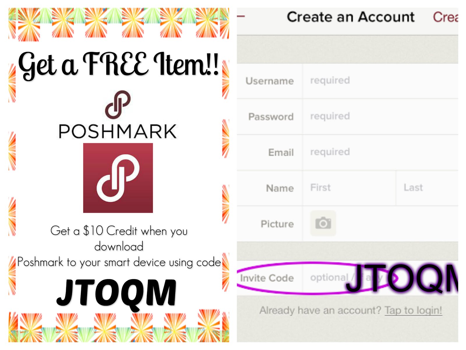 FREE Stuffs!! Poshmark App :)