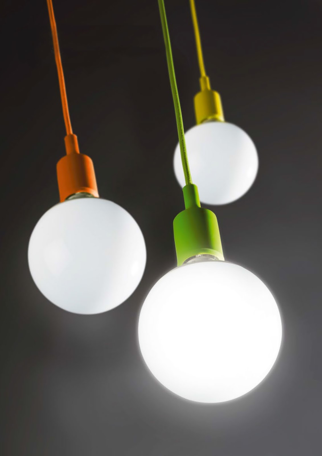 Soffitto colorato casa: lampadario a sospensione ricciolino ...