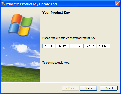 Windows xp sp3 universal serial key