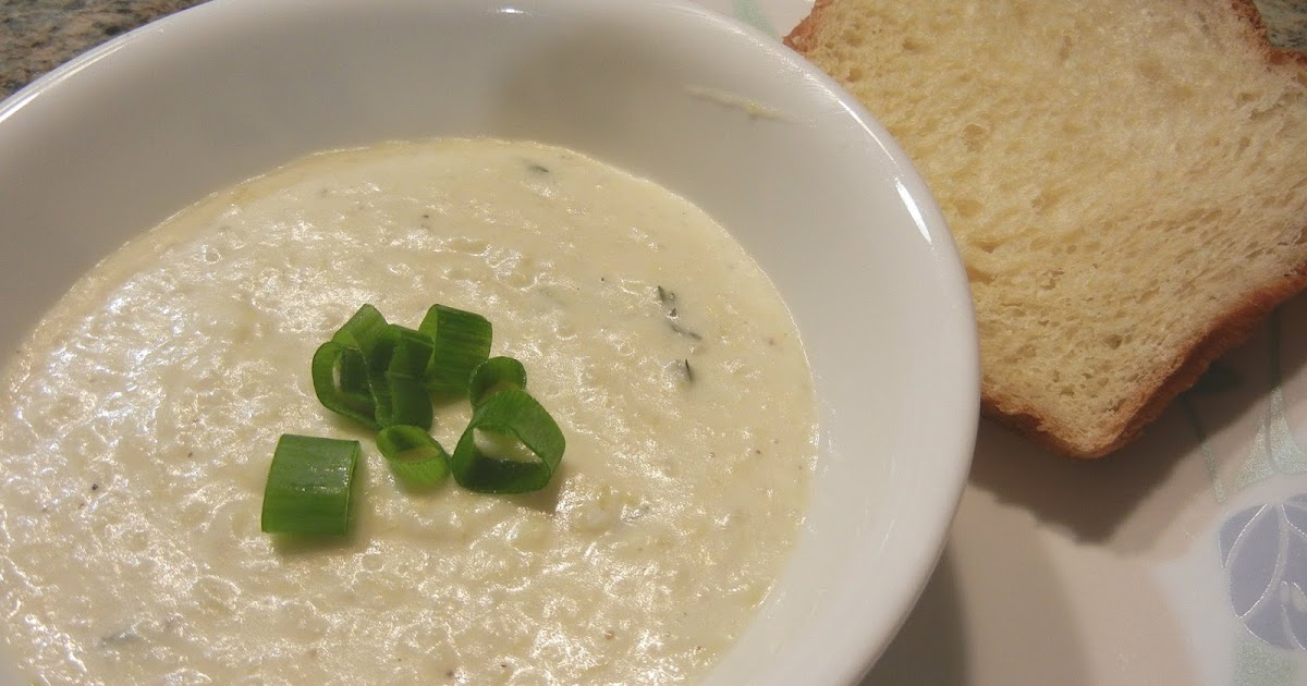 30 day challenge Cream of potato, leek, & fennel soup