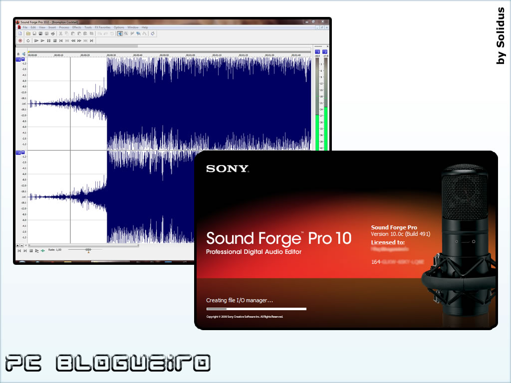 numero de serial para sony sound forge pro 10