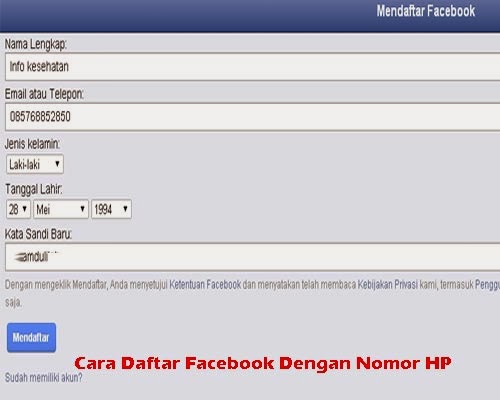 Cara Daftar Facebook Dengan Nomor Hp | cara daftar facebook dengan nomor hp Cara Daftar Facebook Dengan Nomor Hp | cara daftar facebook dengan nomor hp