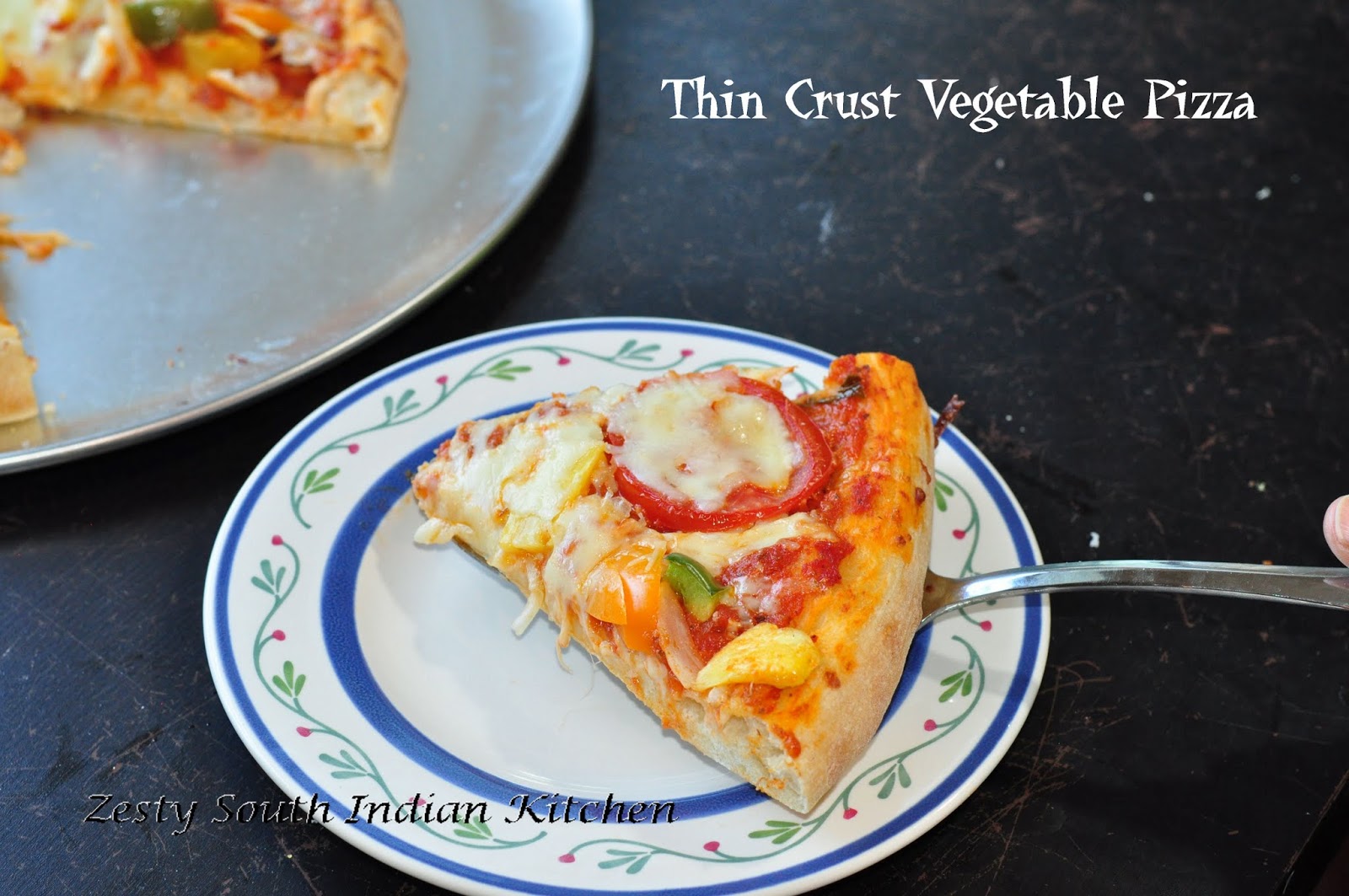 Thin Crust Vegetable Pizza Best Pizza I ever made Baking Partners
