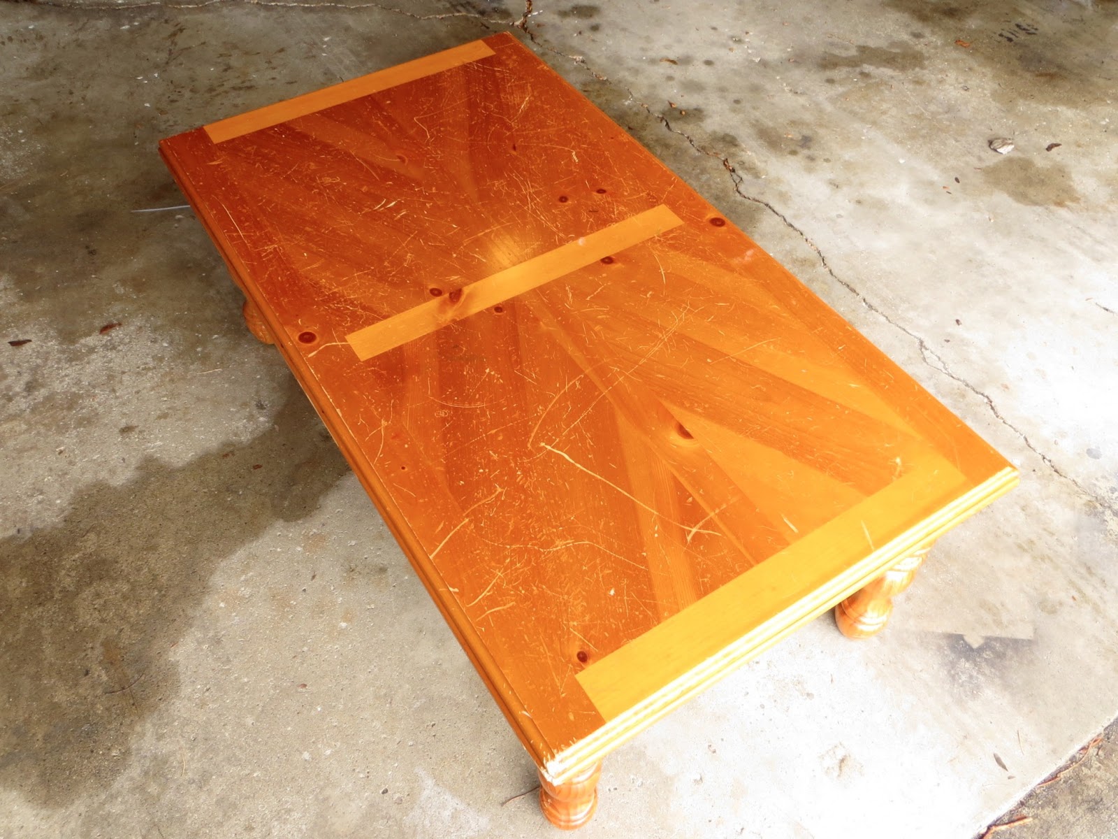 Little Nostalgia DIY TwoTone Coffee Table