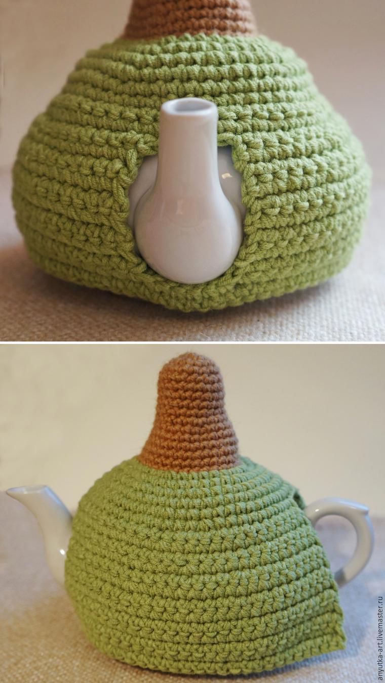 LiaKnits Crochet tea cosy photo tutorial